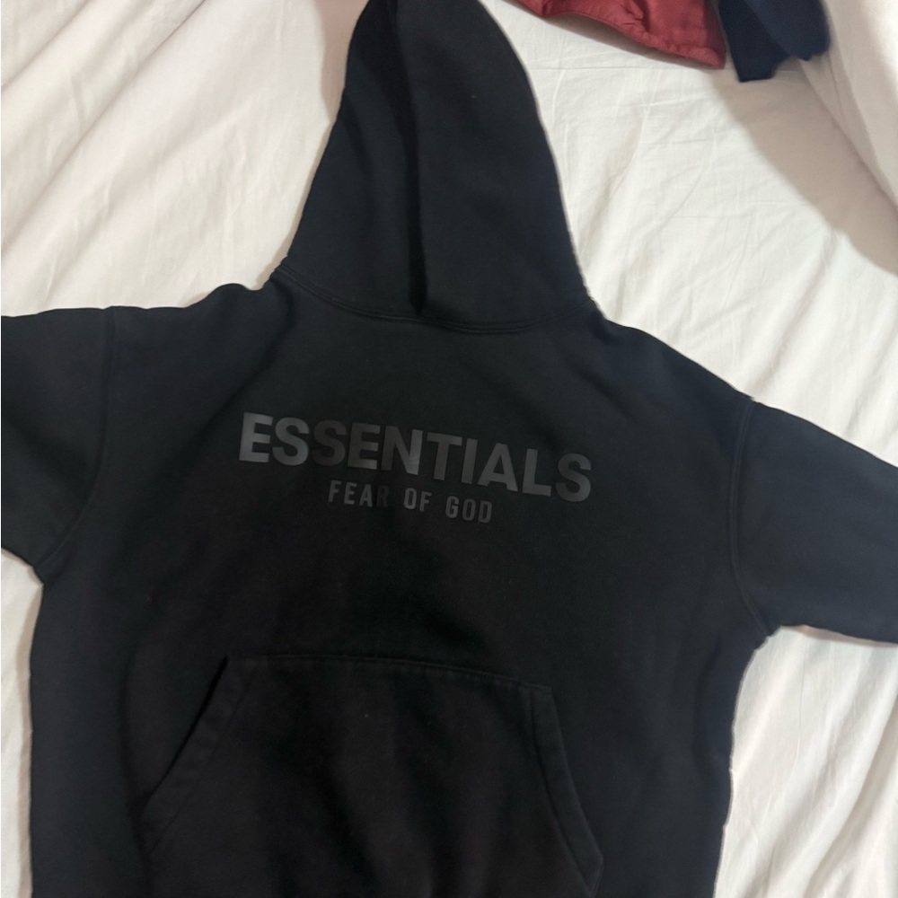 Fear of God Essentials Black Hoodie
